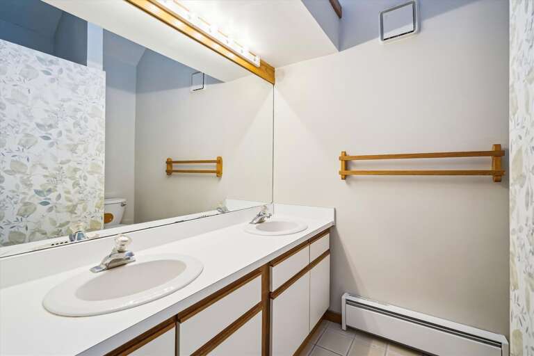 Brightly lite bathroom