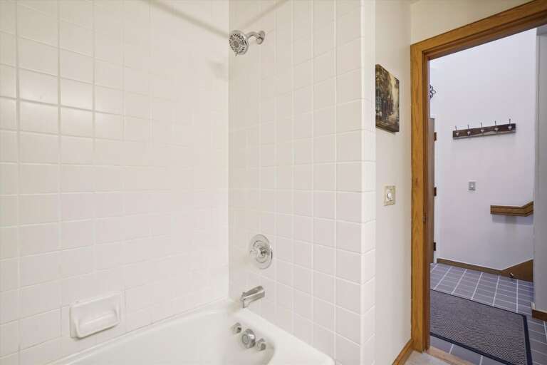 This bathroom has a jetted tub. This bathroom has a jetted tub.