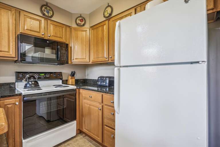 Cook some great meals in the kitchen.