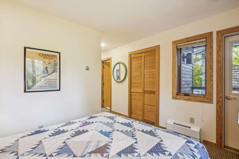 Nice window to look out of from the bedroom.