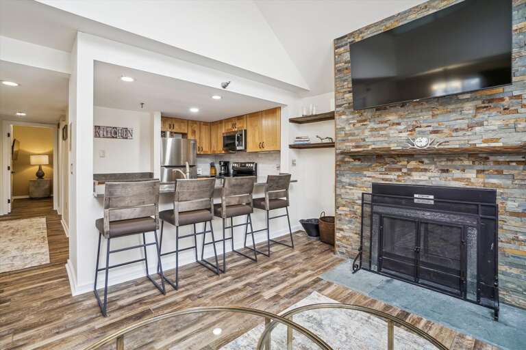 Extra seating at the counter.