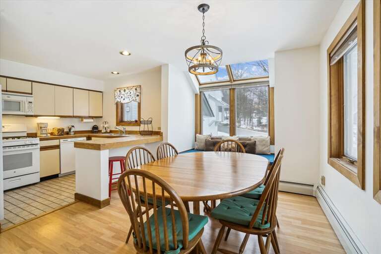 Comfortable cushioned chairs.