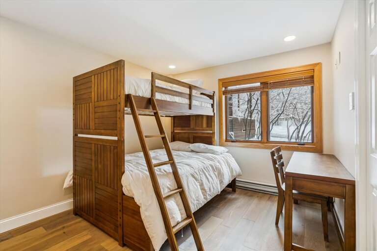 Bunk bed, Full on the bottom and a twin on top. Bunk bed, Full on the bottom and a twin on top.
