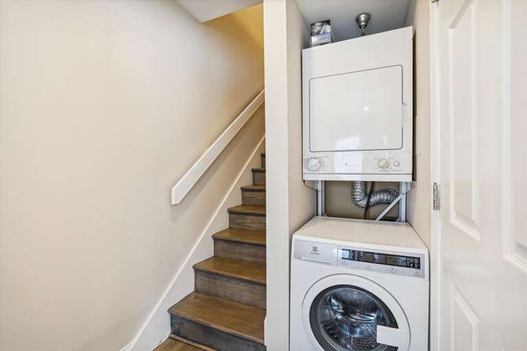 Washer and dryer for your use. Washer and dryer for your use.