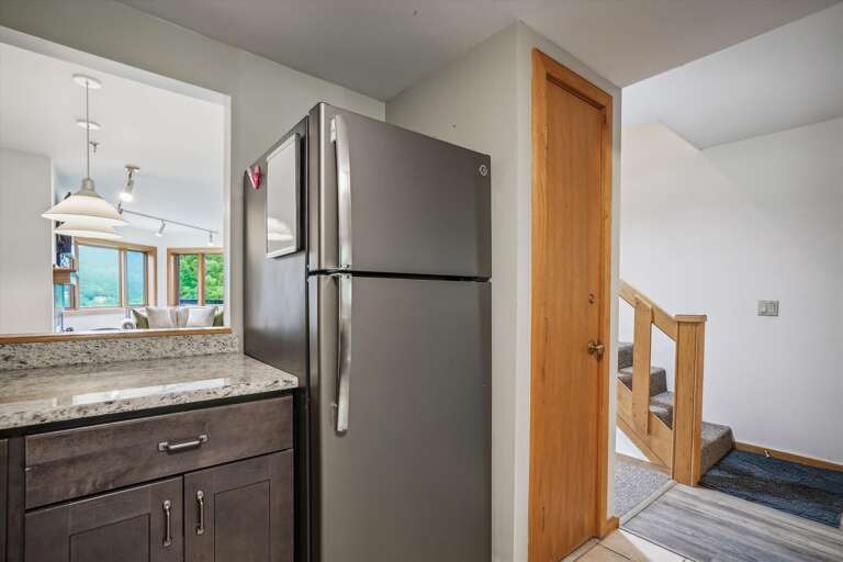 Look into the living room.