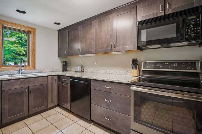 Plenty of counter space.