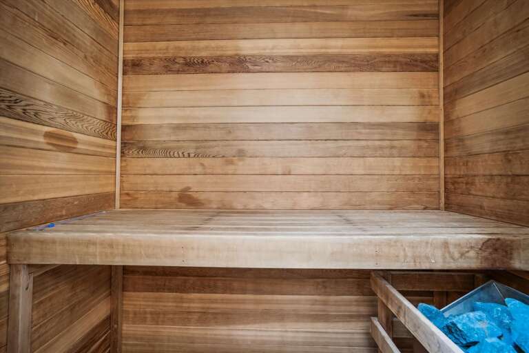 A sauna for your use.