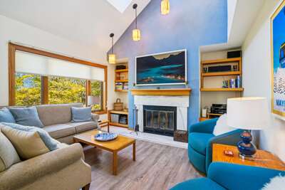 Living Room with Fireplace