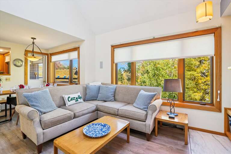 Spacious Living Space With Large Windows Overlooking Lush Landscape