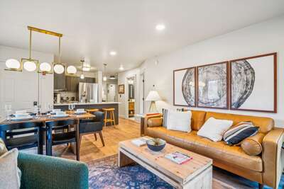 Open-Concept Living and Kitchen