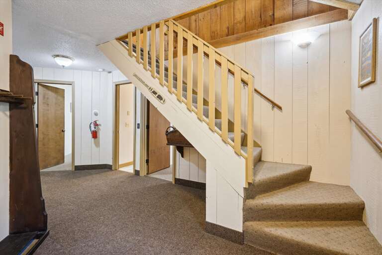 Head Upstairs to the Main Living Area