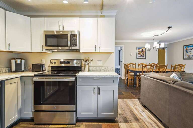 Kitchen and Living Area
