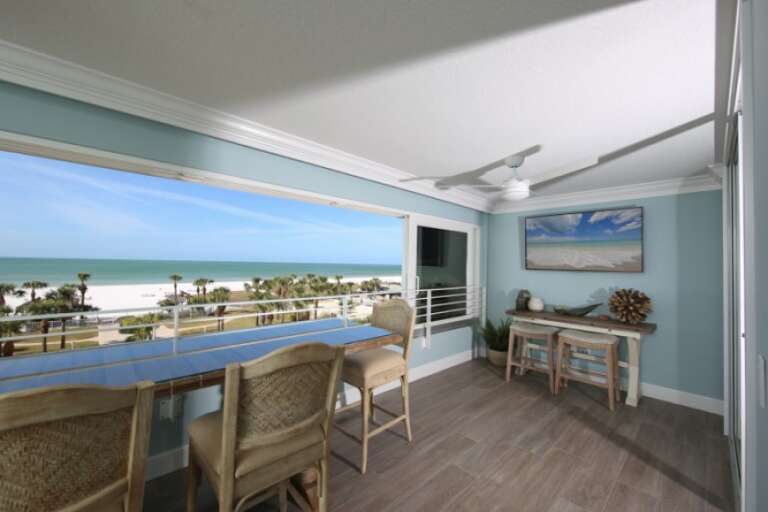 Lanai Table To TV Lanai Table To TV