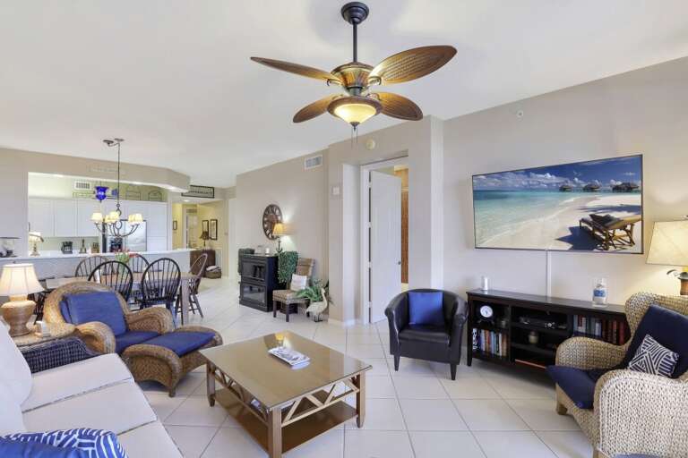 Interior Living Room With Furniture And Ceiling Fan Interior Living Room With Furniture And Ceiling Fan