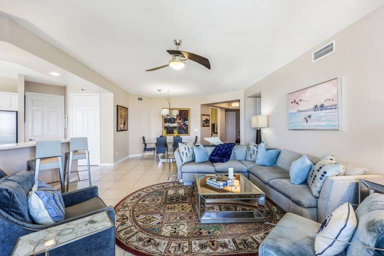 Interior Of A Vacation Rental Living Room
