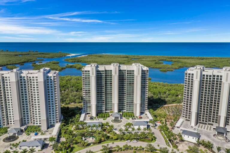 Aerial View of Kalea Bay & Gulf of Mexico