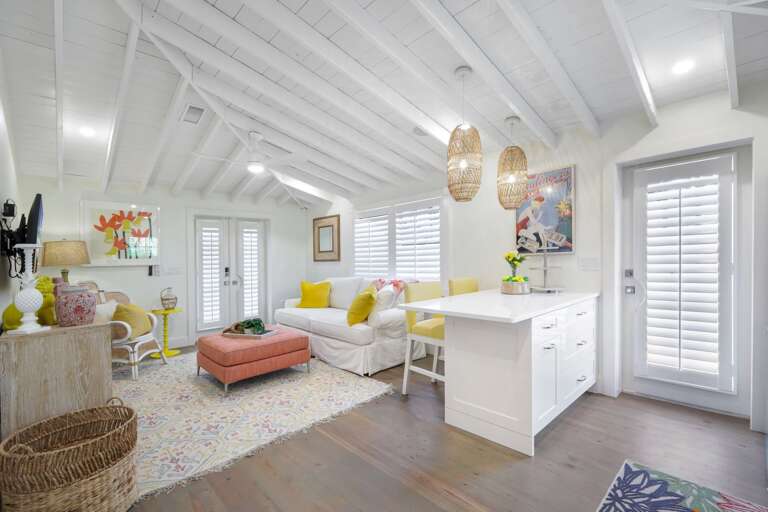 Bright Interior Living Space With Furniture And Decor