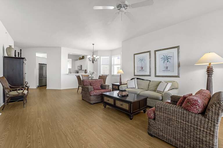 Living Room Interior In Vacation Rental