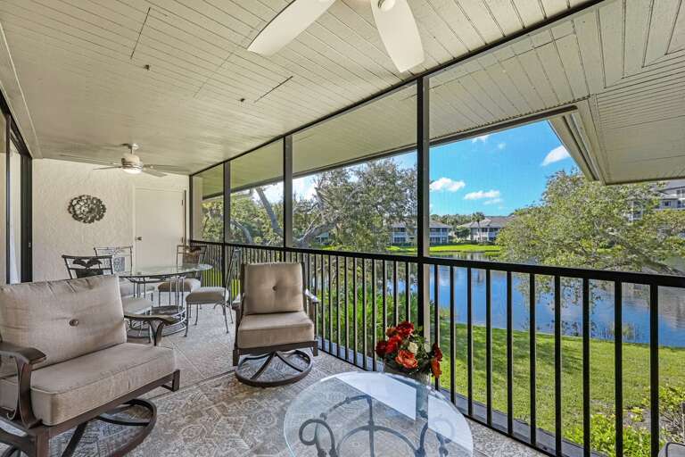 Screened Lanai with a Small Storage Room