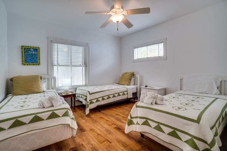 Bedroom 2 - 3 Twin Beds