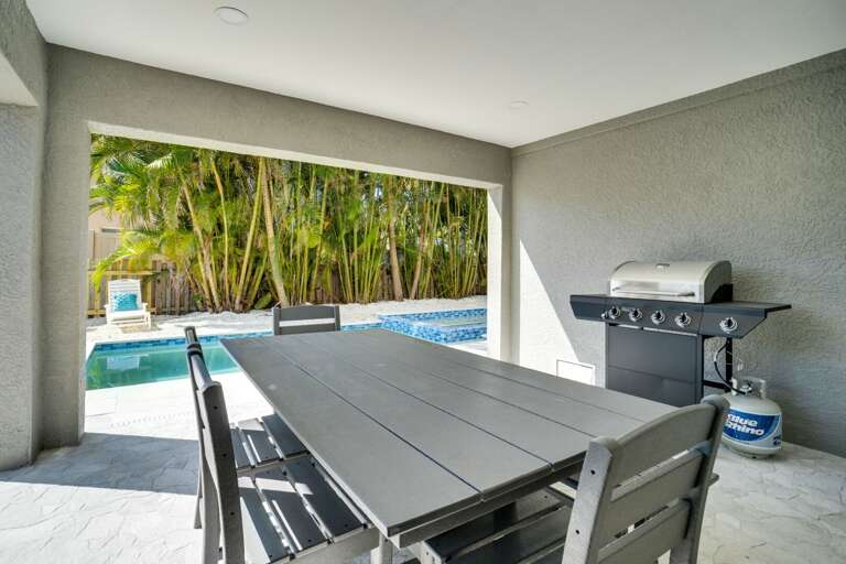 Patio Grill and Table