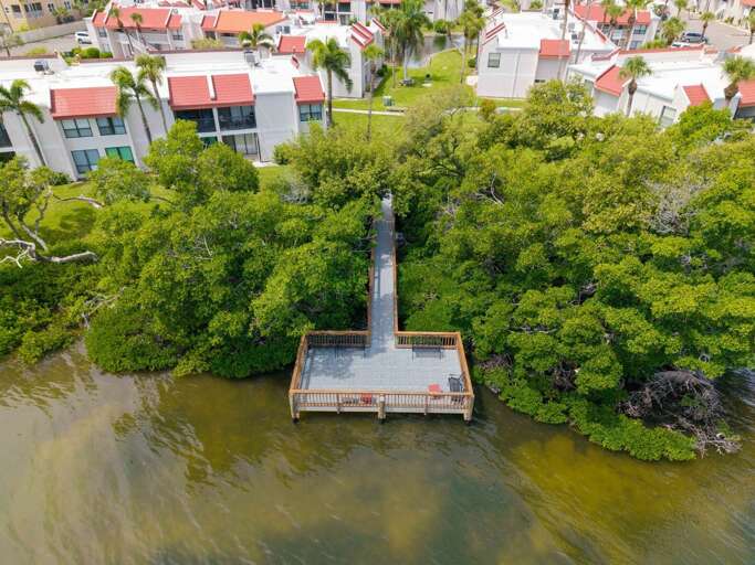 Aerial View Runaway Bay Pier
