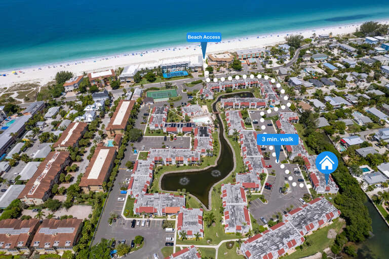3 Min walk to Beach