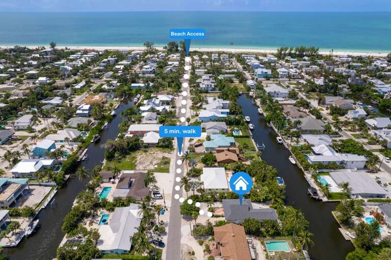 5 Min Walk to Beach
