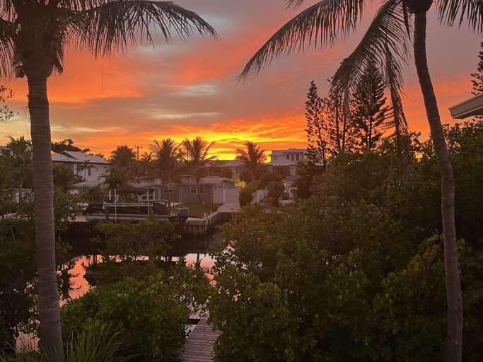 Sunset View from Balcony
