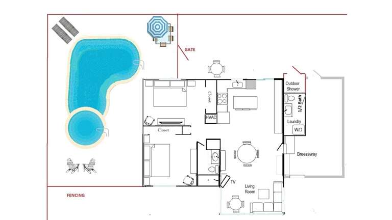 Floor and site plan