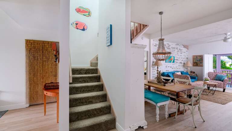 Steps to Primary Bedroom