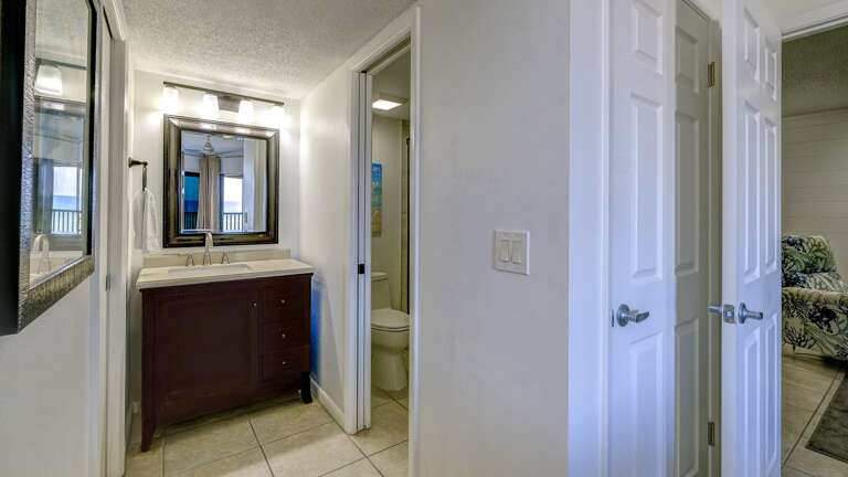 Vanity with Walk-In Closet to Left
