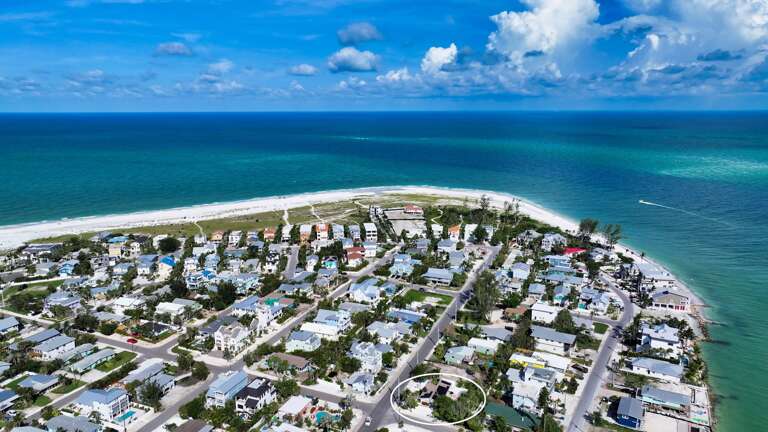 A few blocks to Bean Point Beach