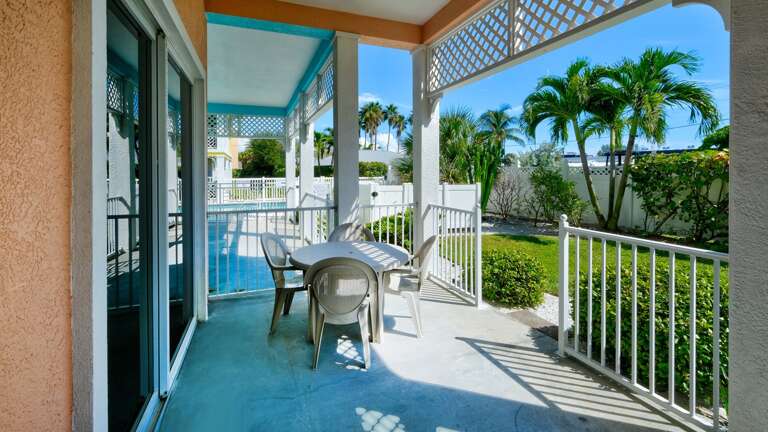 Eat out side after swimming