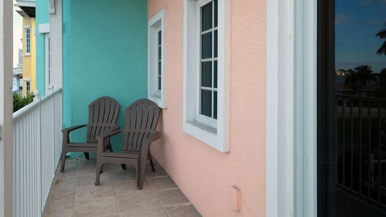 Balcony with Bay view