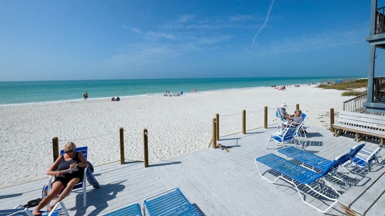 Sun Deck has Loungers to Enjoy the Sun and View
