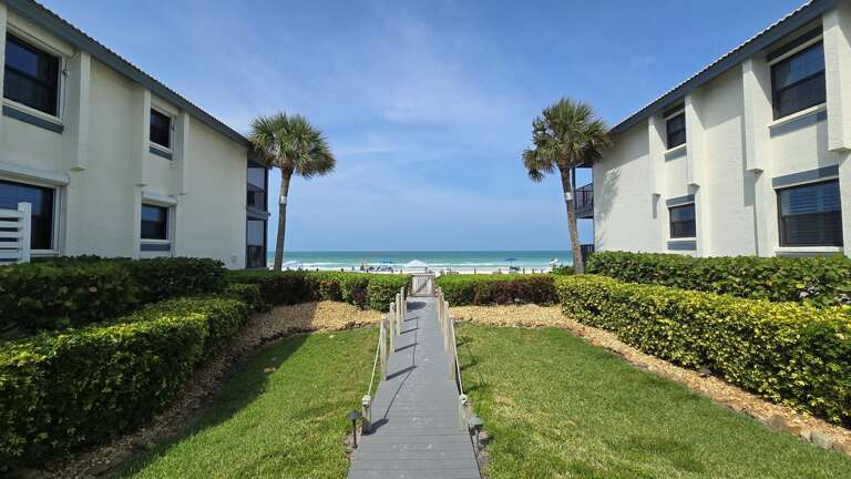 Path to deck and beach
