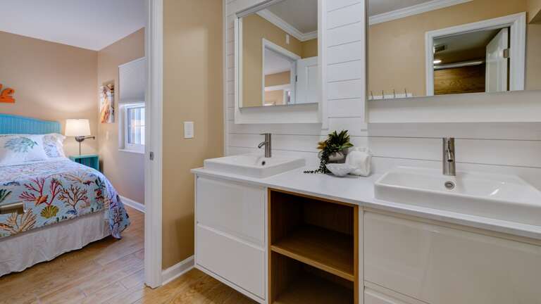 Sinks for each bedroom