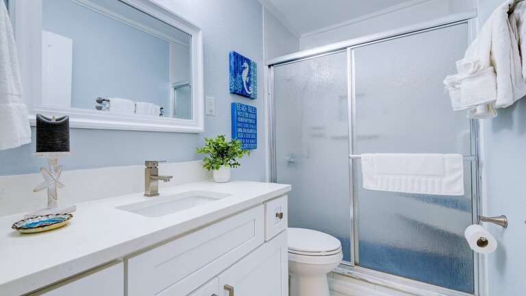 Second bath in main living area