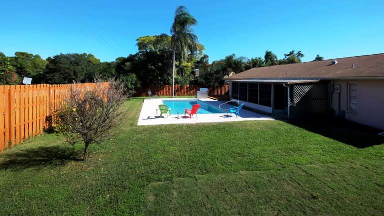 Large Yard  with Privacy Fence