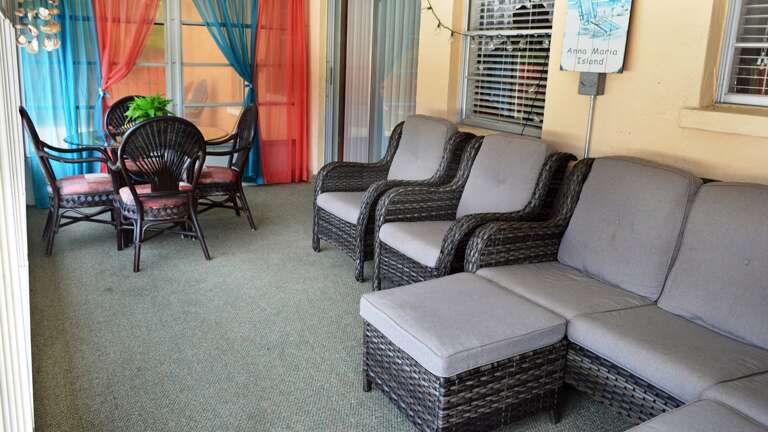 Lanai Living Space with Boho Vibe