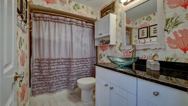 Main Bath with Tub/Shower Combo