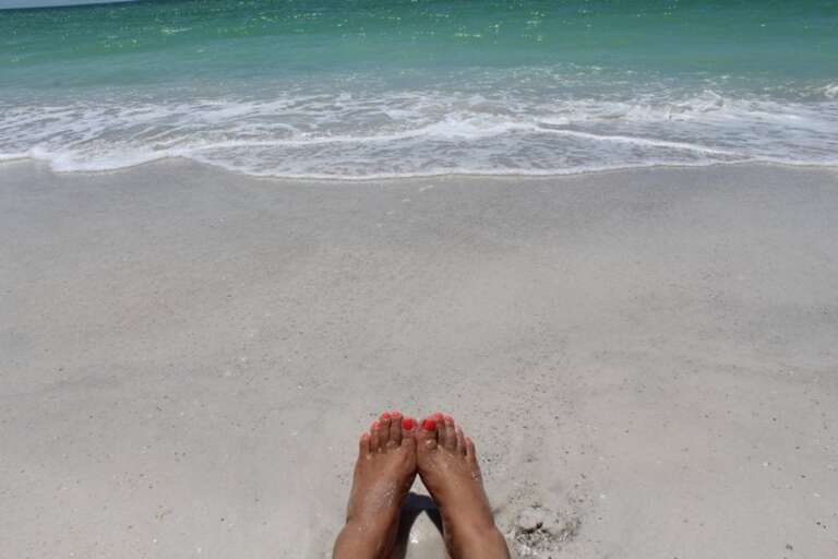 Sink into the Silky Sands and Relax.