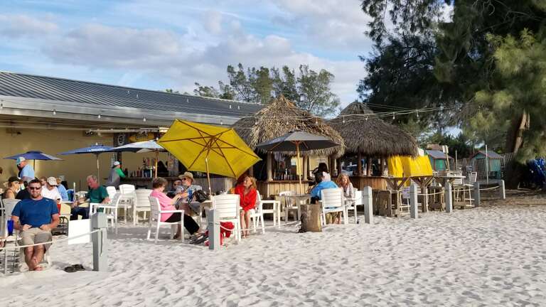 Beach cafe, dine and live music