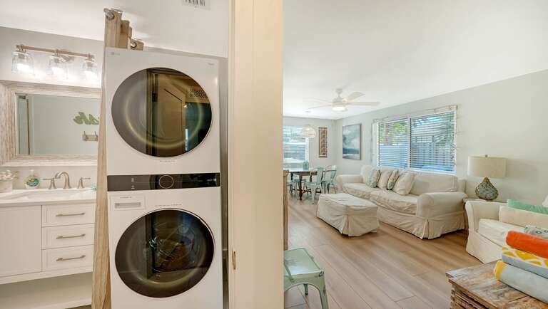 Laundry closet at Bathroom Laundry closet at Bathroom