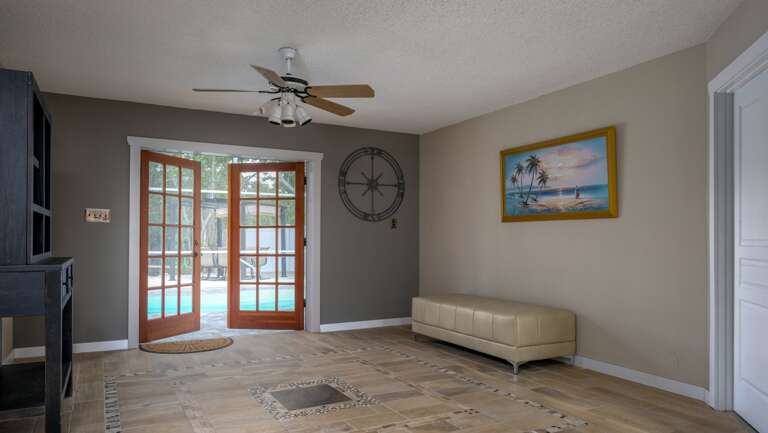 Ground Level Access to the Pool and Patio