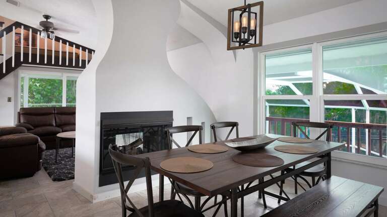 Dining Room with Water View