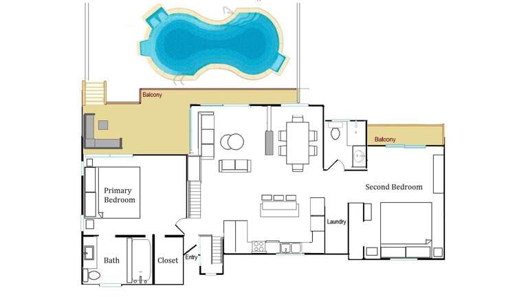 Main Level Floor Plan