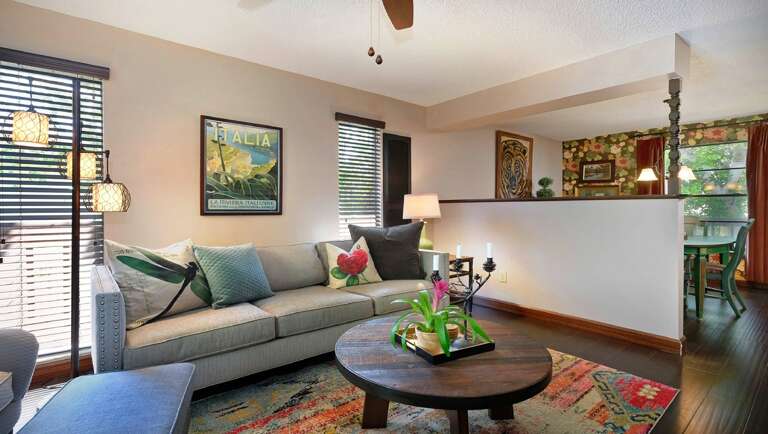 Comfortable Furnishings with Lots of Natural Light