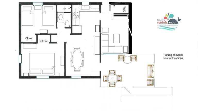 North side floor plan